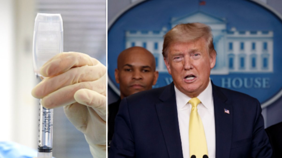 Donald Trump kommer inte testas för coronaviruset